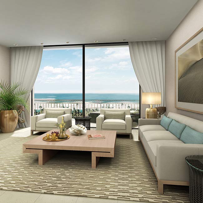 Sea View Luxury Living Room Design