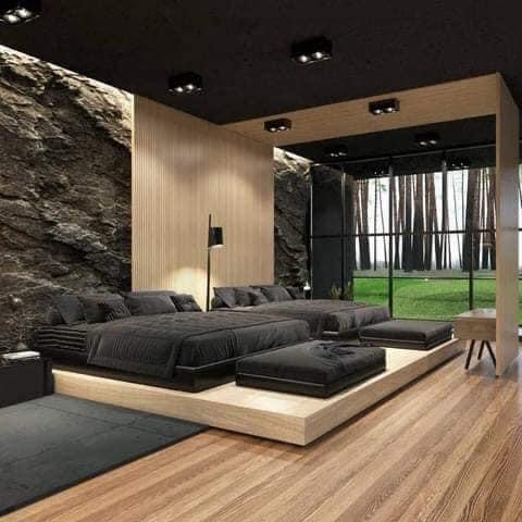 Forest based bedroom design ideas